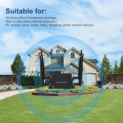 ZBT 4G LTE WiFi Router مع وحدة Quectel EC25-AF (Cat 4) 300Mbps راوتر لاسلكي فتحة بطاقة SIM 4 منافذ LAN أجهزة مراقبة إعادة التشغيل التلقائي للمنزل والسيارة نقطة اتصال متنقلة WE826-Q in Kuwait