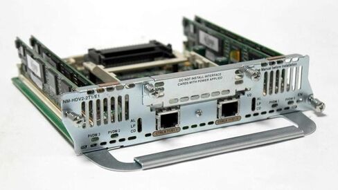 وحدة شبكة الصوت/الفاكس الرقمية عالية الكثافة لاتصالات Cisco IP NM-HDV2 (متجددة) in Kuwait