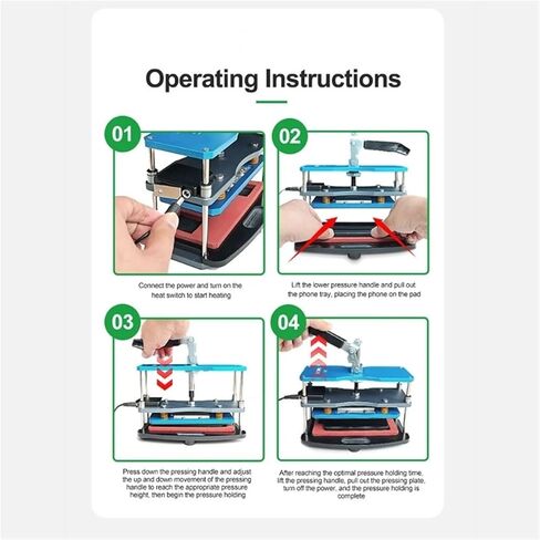 Phone Repair Clamp, LS5 Constant Temperature Heating and Pressure Tool Whole Machine Hot Pressing,Air Tightness Restoration Repair Tools in Saudi Arabia
