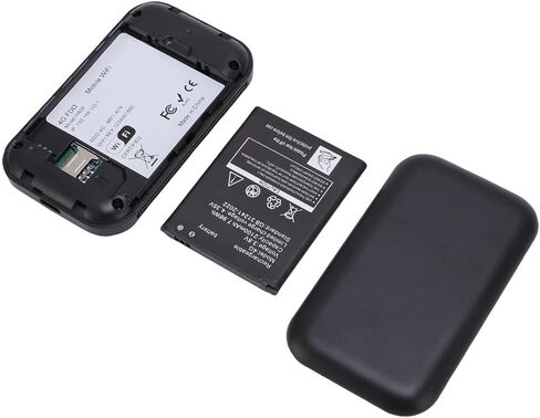 نقطة اتصال محمولة 4G/5G من Tangxi، نقطة اتصال واي فاي محمولة للسفر، جهاز توجيه خلوي 4G LTE مع فتحة بطاقة SIM، 300 ميجابت في الثانية، 10 أجهزة متصلة، بطارية 2100 مللي أمبير في الساعة، التوصيل والتشغيل in Kuwait
