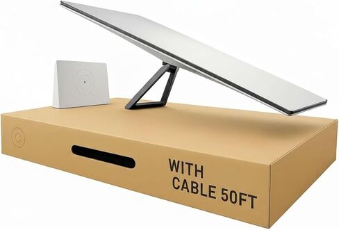 مجموعة Spaace-X Star-Link-Gen 3 القياسية - إنترنت عبر الأقمار الصناعية عالي السرعة مع طبق وجهاز توجيه Wi-Fi 6 للمنزل والمركبات الترفيهية والقوارب والاستخدام الريفي in Kuwait
