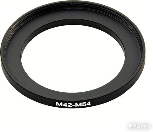 Metal M42 to M54 Male to Female 42mm M42 1mm T2 to 54mm M42-M54 Step-Up Coupling Ring Adapter for Lens Filter Telescope in Kuwait