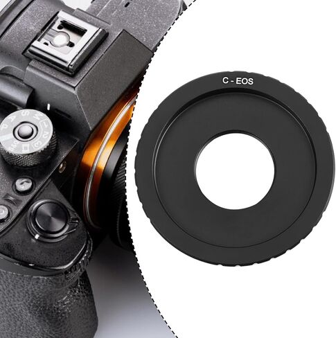 حلقة محول كاميرا Cinema C Mount إلى EOS EF SLR متوافقة مع Canon T80 T90 T7i T8 in Kuwait
