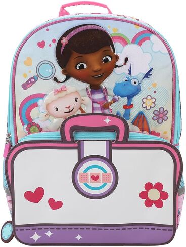 حقيبة ظهر Doc McStuffins Lambie & Stuffy مقاس 16 بوصة in Kuwait