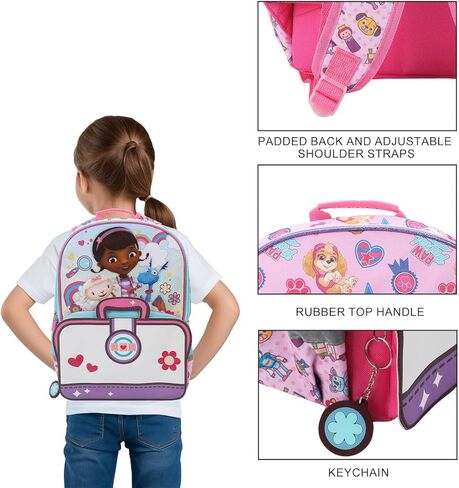 حقيبة ظهر Doc McStuffins Lambie & Stuffy مقاس 16 بوصة in Kuwait