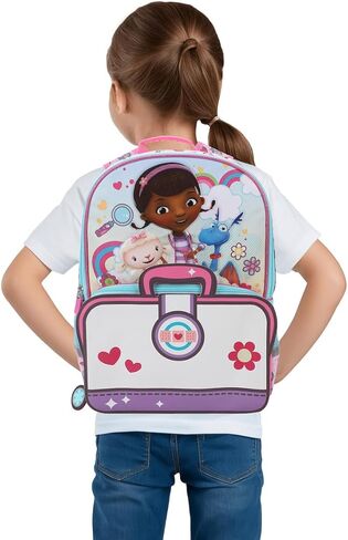 حقيبة ظهر Doc McStuffins Lambie & Stuffy مقاس 16 بوصة in Kuwait