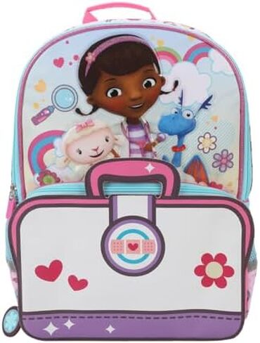 حقيبة ظهر Doc McStuffins Lambie & Stuffy مقاس 16 بوصة in Kuwait