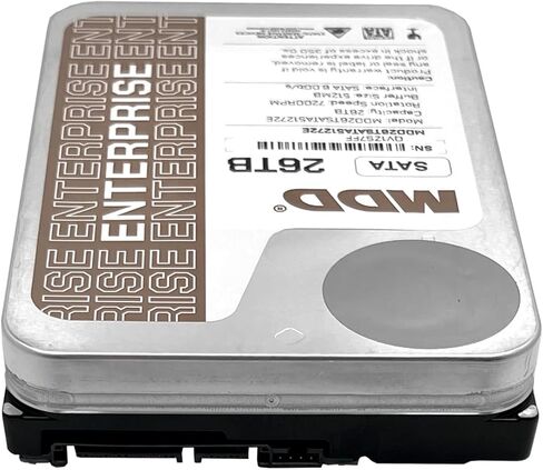 MDD (MDD26TSATA51272E) 26TB 7200RPM 512MB Cache SATA 6.0Gb/s 3.5inch Internal Enterprise Hard Drive - 5 Years Warranty (Renewed) in Kuwait