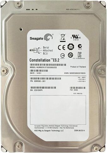 ST33000650SS Seagate 3TB 7.2K 6Gb/s SAS 3.5in HD (Renewed) in Kuwait