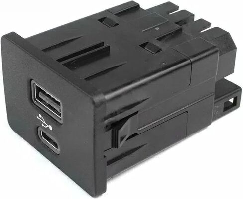 USB Interface Module Compatible with F-150 F-250 F-350 F-450 F-550 Super Duty Lincoln Carplay Sync 3 Dual Port 2016 and Later HC3Z-19A387-E LC5T-14F014-DD HC3Z-19A387-B HC3Z-19A387-D 4.46cm in Kuwait