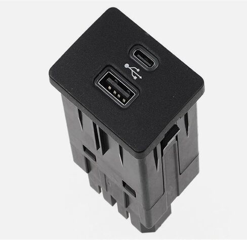 USB Interface Module Compatible with F-150 F-250 F-350 F-450 F-550 Super Duty Lincoln Carplay Sync 3 Dual Port 2016 and Later HC3Z-19A387-E LC5T-14F014-DD HC3Z-19A387-B HC3Z-19A387-D 4.46cm in Kuwait