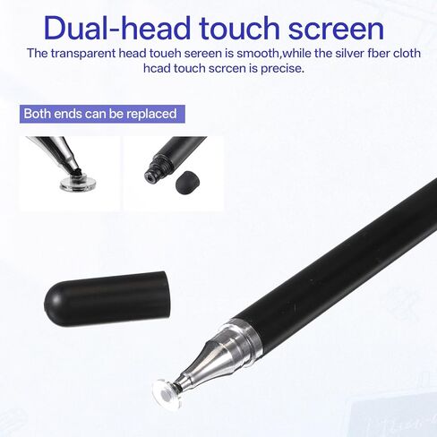 4Pcs Stylus Pen, High Sensitivity & Precision Capacitive Styli Pencil Dual Tip with Mesh and Disc Tips with Mount Holder for All Touch Devices(White, Gold, Silver, Black) in Kuwait