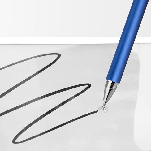 قلم BoxWave Stylus متوافق مع هاتف Samsung Galaxy Z Flip - قلم ذو سعة FineTouch، قلم شاشة فائق الدقة - أسود لامع in Kuwait