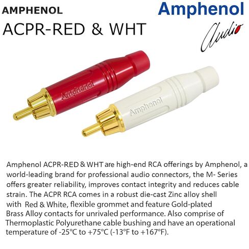 زوج كبل RCA إلى XLR (أنثى) بطول 2 قدم - WBC-PRO-LOCAP منخفض السعة (14pF/قدم) 22 AWG لعشاق الصوت فائق الصمت وكابل توصيل صوتي بدرجة احترافية - مقابس أمفينول وسترات تويد حمراء وفضية in Kuwait