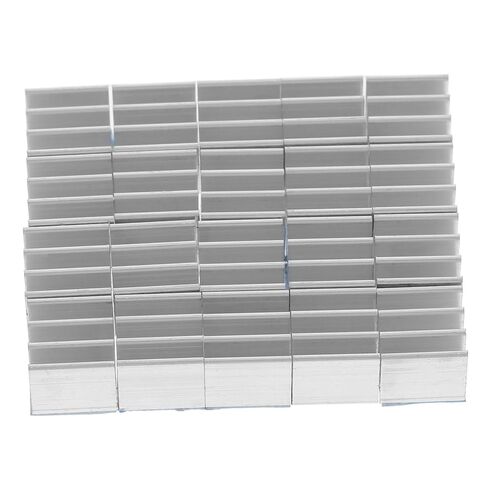 20pcs Aluminum Heatsink Block with Adhesive Backing Cooling Fin for Electronics High Efficiency Thermal Dissipation for Chips Routers Computers Easy Installation in Kuwait