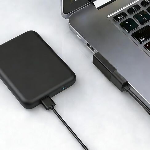 4 Pack 90 Degree USB 3.0 Adapter, USB Extender Connector Adapter Up and Down Angle, Left and Right Angle USBs A Male to Female Converter Extender for PC, Laptop, Mouse, Keyboard in Kuwait