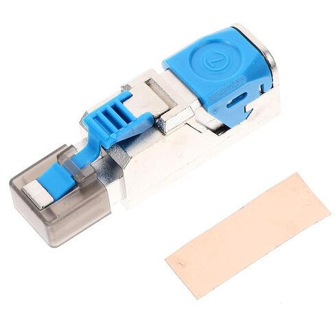موصل Rj45 محمي يمر عبر المقابس المعيارية كابل إيثرنت Cat 7 متوافق مع تركيب الشبكة ونقل البيانات عالي السرعة in Kuwait