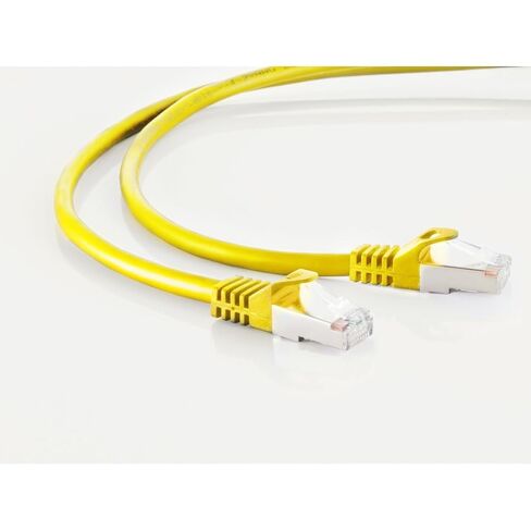 Basic-S 1 m Cat7 S/FTP Yellow (S-STP) Network Cable – RJ-45 Network Cable Cat7 S/FTP (S-STP) RJ-45, (1 m, yellow) in Kuwait