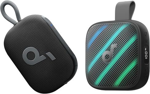 مكبر صوت Soundcore Boom Go 3i Select 4 Go Bluetooth المحمول من Anker، صوت قوي 15 وات، وقت تشغيل 24 ساعة، IP68، BassUp 2.0، مقاوم للماء/الغبار، مكبر صوت محمول للغاية in Kuwait