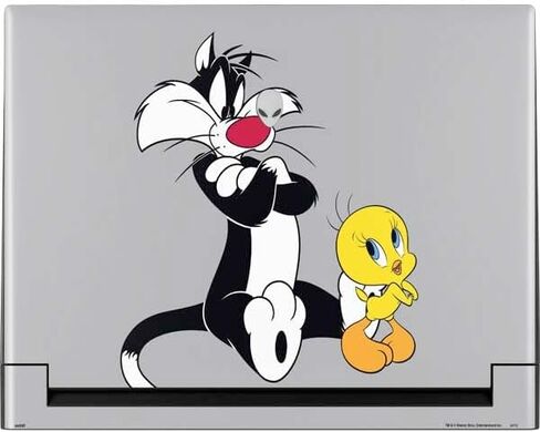Skinit Decal Laptop Skin Compatible with Alienware M16 R1 Gaming Laptop - Officially Licensed Looney Tunes Sylvester Tweety Bird Crossed Arms Design in Kuwait