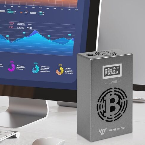 Lucky Miner LV06 400GH/s - 500GH/s SHA-256 Bitcoins Miner BTC Miner WiFi Solo Miner Lotto جهاز in Kuwait