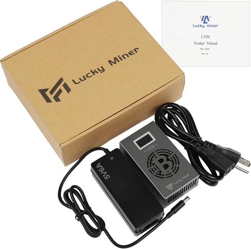 Lucky Miner LV06 400GH/s - 500GH/s SHA-256 Bitcoins Miner BTC Miner WiFi Solo Miner Lotto جهاز in Kuwait