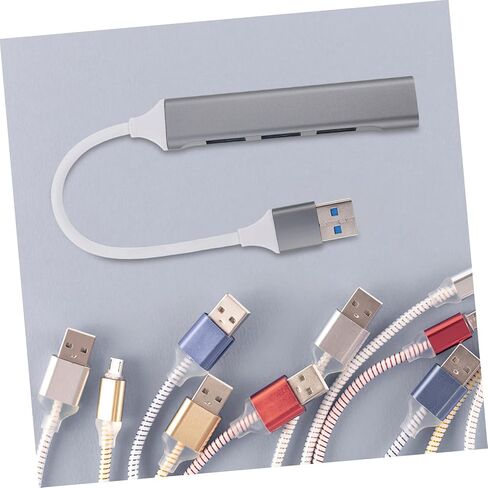 Uonlytech USB Hub Multi-Port Splitter for Laptop and Desktop High-Speed USB Expansion Hub for Multiple Devices for Car and Home Use in Kuwait