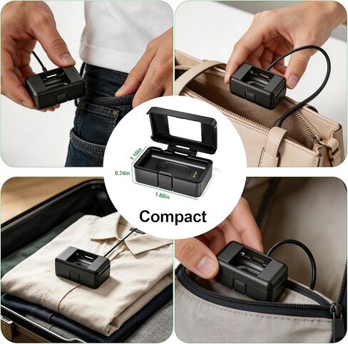 2-Pack Nylon Bands + Charger Compatible for Hume Band, Soft Breathable Adjustable Straps with Secure Charging Case Dock Set in Kuwait