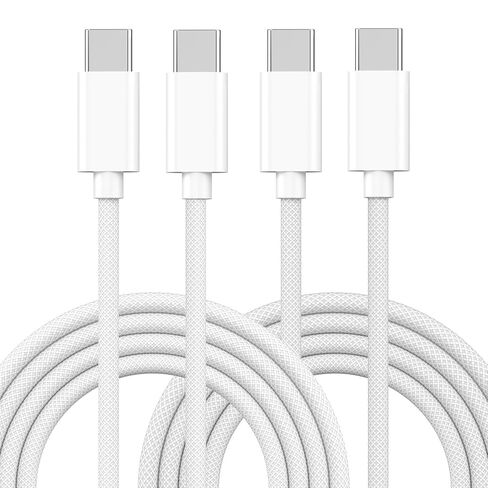 iPhone 17 16 15 Charger Cord,[Apple MFi Certified] 2 Pack 60W USB C to USB C Charging Cable Cord Long for iPhone 17/17 Pro/17 Pro Max/Air/16/16 Pro/16 Pro Max/15/15 Pro Max,iPad Pro/Air 6FT in Kuwait