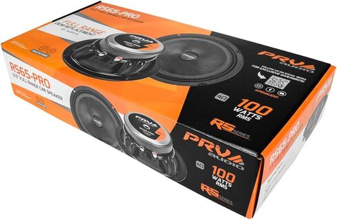 مكبرات صوت سيارة كاملة المدى 6.5 بوصة PRV AUDIO 200 واط لكل زوج 4 أوم RS65-PRO، مكبر صوت بديل ممتاز من OEM - رائع لنظام صوت ستيريو السيارة مع مكبر للصوت (زوج) in Kuwait