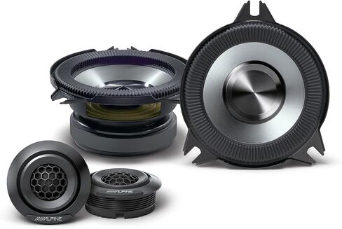 مجموعة سماعات Alpine BRV-S40C مقاس 4 بوصات BassRev™‎ in Kuwait