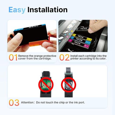 923e 923 Ink Cartridges for HP Printers with Chip Replacement for HP 923XL Ink Cartridges Combo Pack for HP923 OfficeJet Pro 8135e 8130e 8139e 8138e 8122e 8120 8124e 8125e 8130 8132e 8134e Printer in Kuwait