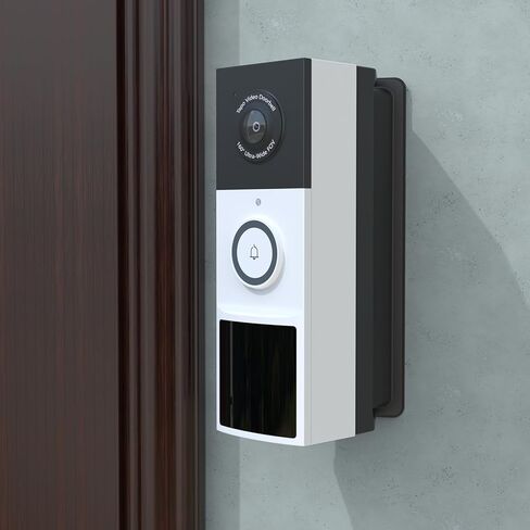 Adjustable 0 to 45 Degree Left and Right Angle Mount Compatible with Tapo TP-Link Smart Video Doorbell D210/D225/D235/TD21 Camera (Black) in Kuwait