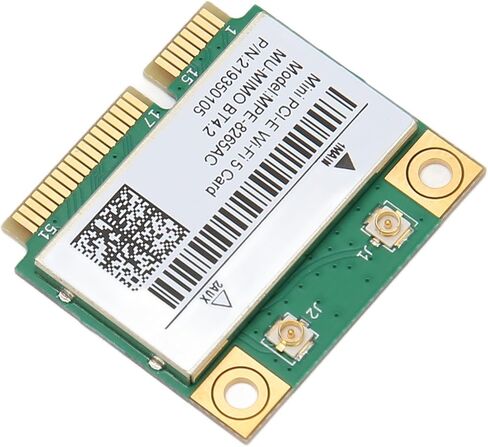 Generic Mini PCIE WiFi Card 8265AC 1200Mbps Dual Band 2.4GHz 5GHz Bluetooth 4.2 Network Adapter with Antenna for 10 8.1 8 7 Laptops in Kuwait