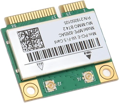 Generic Mini PCIE WiFi Card 8265AC 1200Mbps Dual Band 2.4GHz 5GHz Bluetooth 4.2 Network Adapter with Antenna for 10 8.1 8 7 Laptops in Kuwait