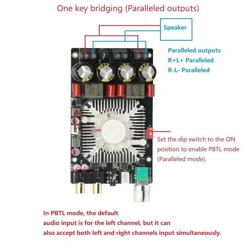 TPA3251 لوحة مضخم رقمي HiFi عالية الطاقة مع ستيريو عالي الطاقة 220WX2 Bridge 350W AP2202 in Kuwait