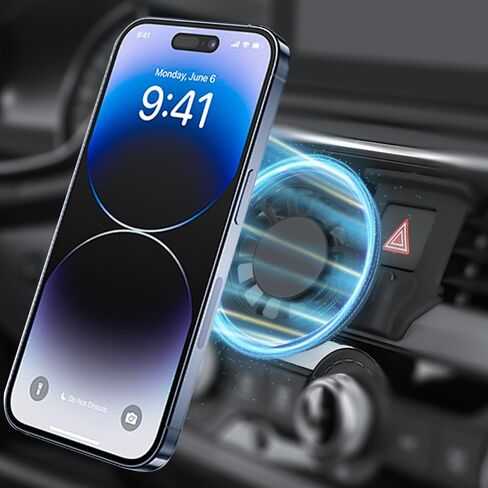 Car Phone Holder Mount for Audi A4/S4/A5/S5/RS4/RS5 2017-2025 Car Accessories Car Mount 360°Rotation for Car Phone Holder Magnetic Hands Free Compatible with iPhone Samsung Smartphones in Kuwait