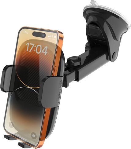 Car Phone Holder, [Ultra Strong Suction Cup] 360°Adjustable Phone Mount for Universal Car Windshield Compatible with iPhone 17 Pro Max and More Smartphones in Kuwait