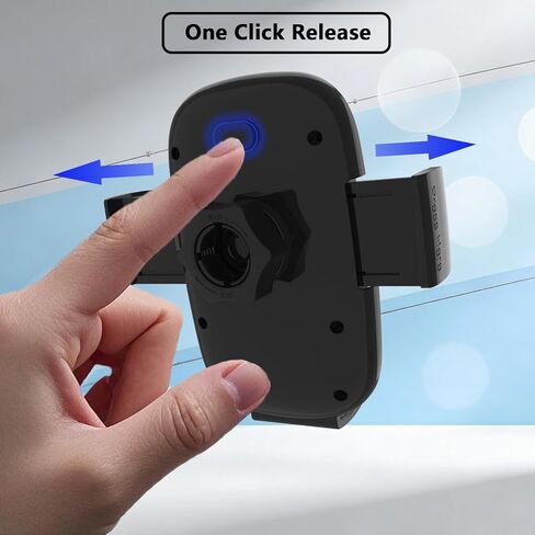Car Phone Holder, [Ultra Strong Suction Cup] 360°Adjustable Phone Mount for Universal Car Windshield Compatible with iPhone 17 Pro Max and More Smartphones in Kuwait