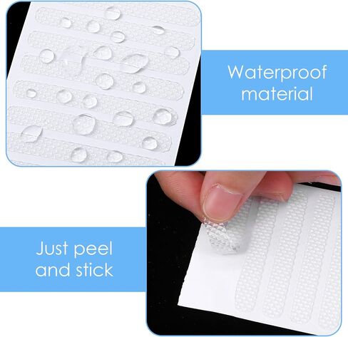 20 PCS Cell Phone Grip Tape, Non Slip Grip Strips for Phone Case, Anti-Slip PhoneGrips, Cellphone Sticky Grips Tape Strips, Transparent Silicone in Kuwait