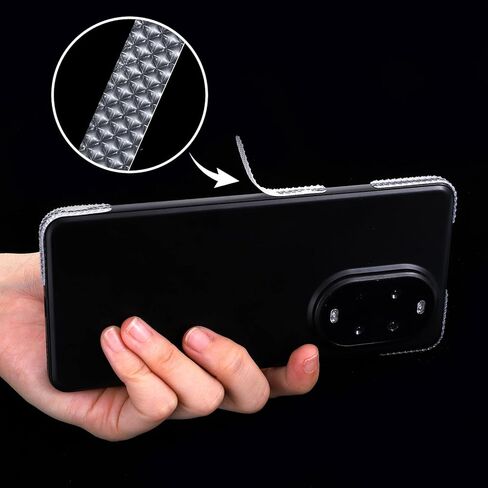 20 PCS Cell Phone Grip Tape, Non Slip Grip Strips for Phone Case, Anti-Slip PhoneGrips, Cellphone Sticky Grips Tape Strips, Transparent Silicone in Kuwait