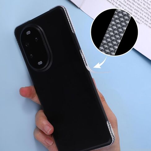 20 PCS Cell Phone Grip Tape, Non Slip Grip Strips for Phone Case, Anti-Slip PhoneGrips, Cellphone Sticky Grips Tape Strips, Transparent Silicone in Kuwait