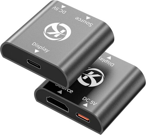HDMI to USB C Adapter for Switch OLED/Switch 2, PS4/5, Xbox, TV Box HDMI Male(Source) to USB C Female(Display) Compatible with Viture/RayNeo/Xreal/Rokid AR Glasses/Portable Monitor 4K@60Hz in Kuwait