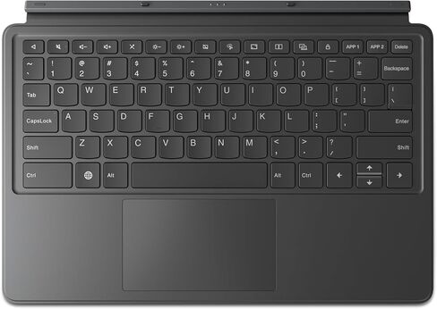 Lenovo Folio Keyboard for Idea Tab, Protective Tablet Keyboard Case with Built in Stand & Pen Holder, Pogo Pin Connection, PU Leather Cover, Luna Grey in Kuwait