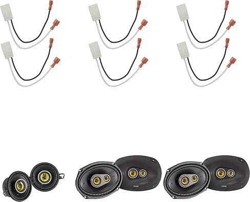KICKER CSC Ram Speaker Upgrade (2 Pair) 6x9 & 3.5" Includes Speaker Harness in Kuwait