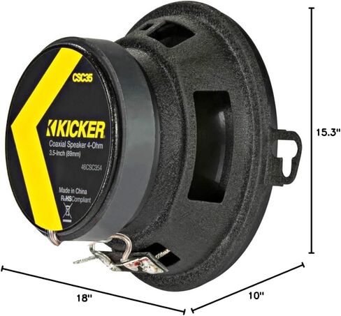 KICKER CSC Ram Speaker Upgrade (2 Pair) 6x9 & 3.5" Includes Speaker Harness in Kuwait