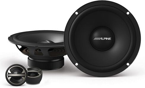 Alpine UTE-83BT Mech-Less Digital Media Receiver with Bluetooth® Wireless Technology w/EL-E65C-G 6.5" Component Speaker Set in Kuwait