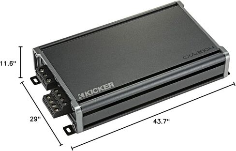 Harmony Audio متوافق مع حزمة استبدال مكبر الصوت Mercedes SLK-230/320 98-04 OEM (2) HA-R65 & CXA360.4 Amp in Kuwait
