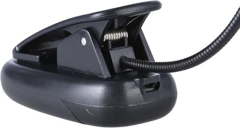 USB LED مصباح مكتبي مشبك على الضوء 3 أوضاع إضاءة 3 سطوع خافت للعناية بالعين كتاب قابل للتعديل للقراءة والدراسة والعمل USB قابل لإعادة الشحن in Kuwait