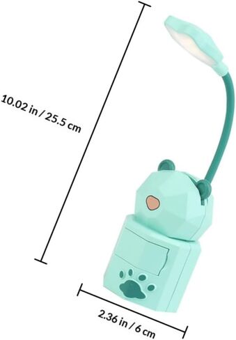MAGICLULU Eye Protection Desk Lamp USB Rechargeable Night Light for Students Reading Table Lamp with Cute Bear Design Portable Eye Care Random Color in Kuwait